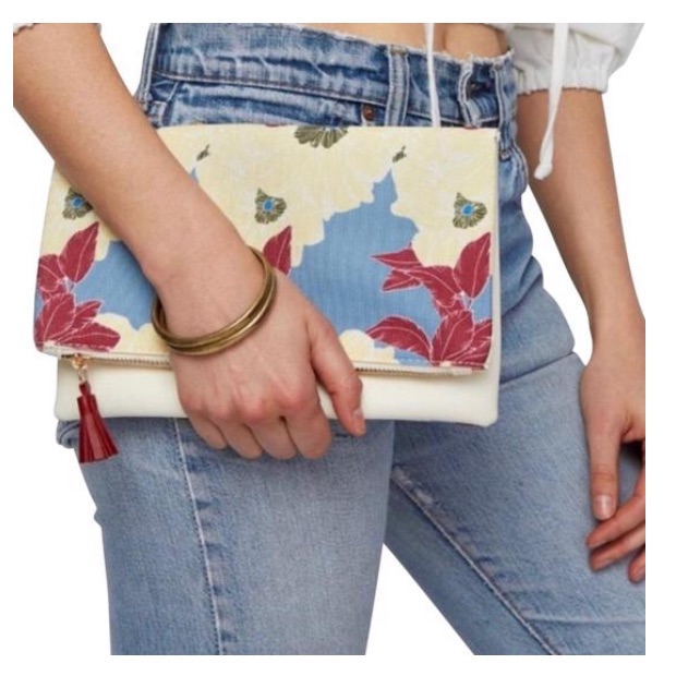 Rachel Pally Reversible Clutch  Brand New